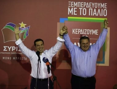Ο Αρκάς «καρφώνει» το «διαζύγιο» Τσίπρα-Καμμένου με ένα επικό σκίτσο